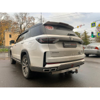 Фаркоп TCC для CHANGAN CS95 2024- Арт. TCU00421N (нержавеющий шар, надпись Changan)