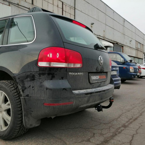 Фаркоп Лидер Плюс на VOLKSWAGEN Touareg 2002–2010  Арт. V124-A 