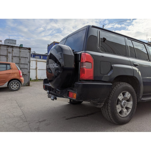 Фаркоп BALTEX на NISSAN Patrol 1998–2010  Арт. N-11aN (Y61 фаркоп с нерж. накладкой)