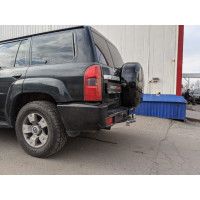 Фаркоп BALTEX на NISSAN Patrol 1998–2010  Арт. N-11aN (Y61 фаркоп с нерж. накладкой)