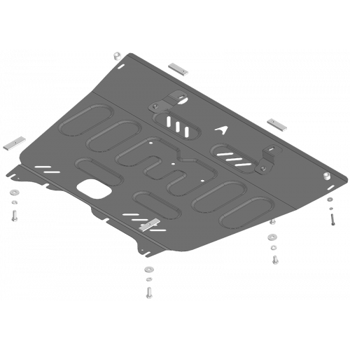 Защита Картера двигателя, КПП АвтоСтандарт для Gac GS8 2023-, Сталь 45778 мм - Арт. 57802