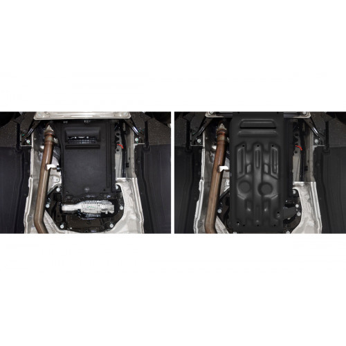 Защита КПП, Раздаточной коробки АвтоБроня для BMW X5 2006-2013 (E70), Сталь 45778 мм - Арт. 111.00505.1