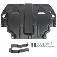 Защита Картера двигателя, КПП АвтоБроня для Volkswagen Golf 2008-2012 VI, Сталь 45778 мм - Арт. 111.05107.1