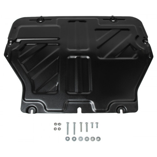Защита Картера двигателя, КПП АвтоБроня для Volkswagen Caravelle 2015-2019 T6, Сталь 45778 мм - Арт. 111.05806.2