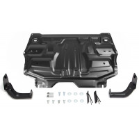 Защита Картера двигателя, КПП АвтоБроня для Volkswagen Polo 2009-2020, Сталь 45778 мм - Арт. 111.05842.1