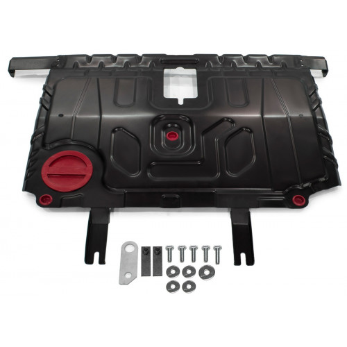 Защита Картера двигателя, КПП АвтоБроня для Toyota Corolla Fielder 2004-2006 I E120 рестайлинг, Сталь 45778 мм - Арт. 111.09531.1