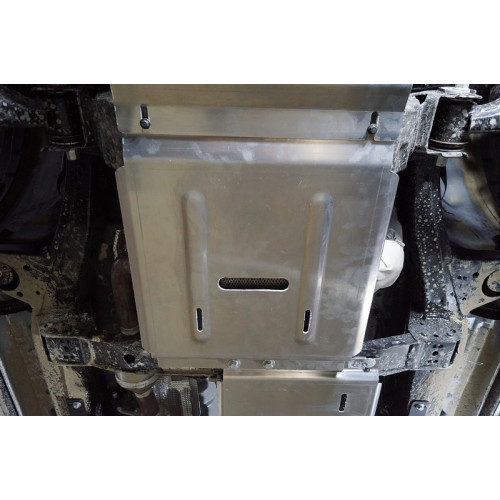 Защита КПП ТСС для Sollers ST6 2023-, Алюминий 4 мм - Арт. ZKTCC00547